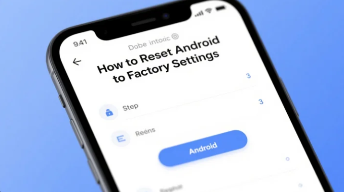 Cara Reset Android ke Setelan Pabrik